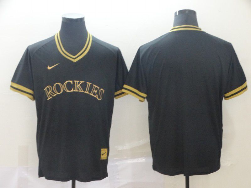 Men Colorado Rockies Blank Black gold Game Nike 2022 MLB Jersey->tampa bay rays->MLB Jersey